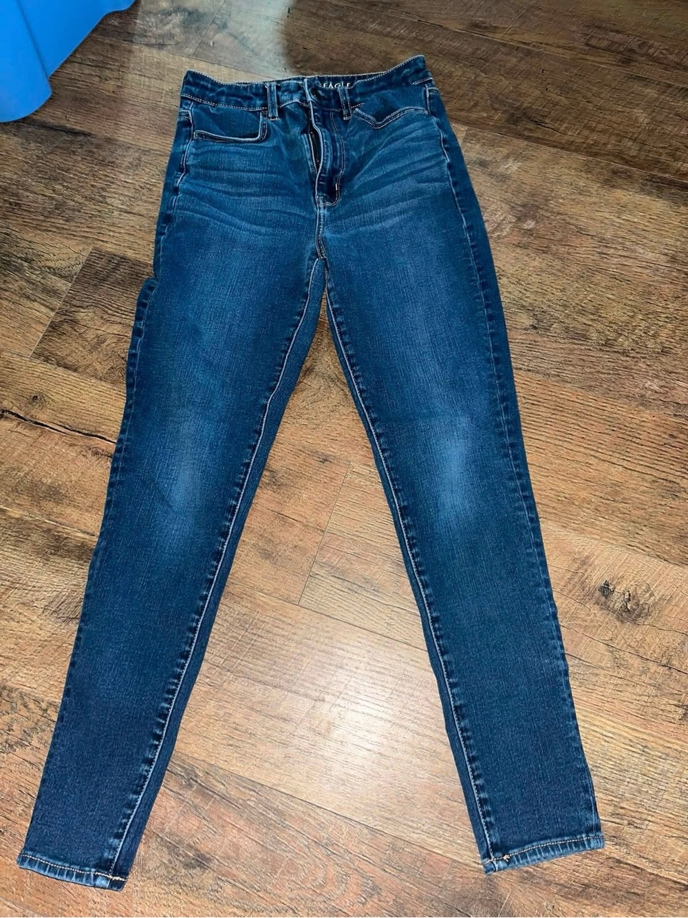 American Eagle Outfitters High-Rise Blue Skinny Jeans